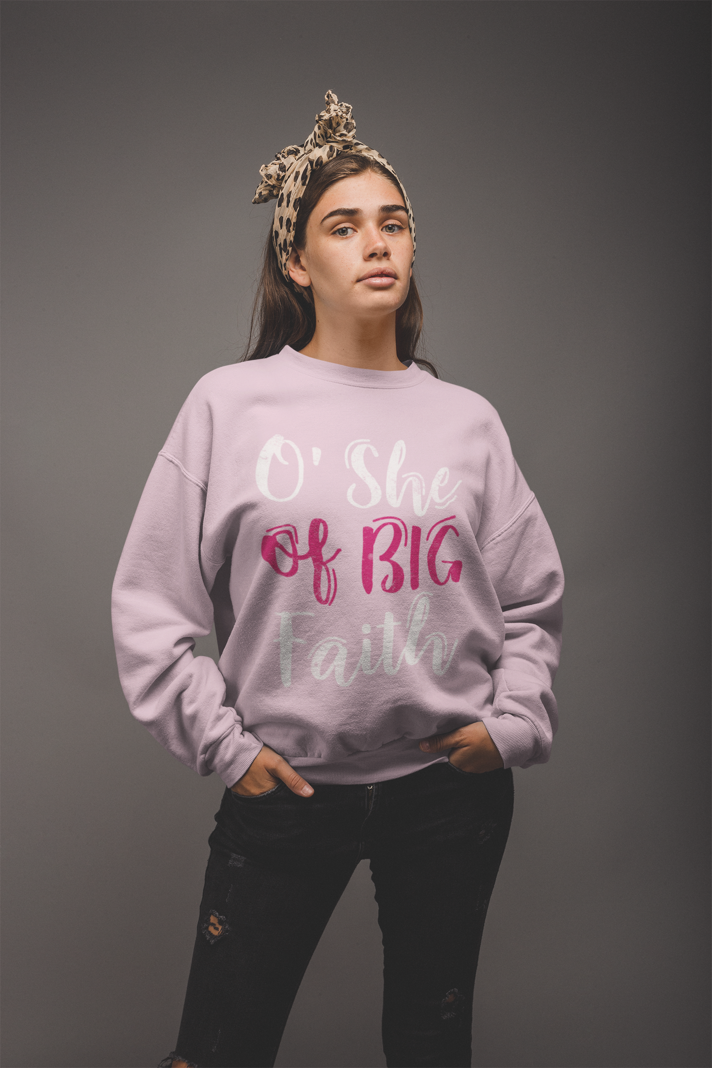 O She of Big Faith Women's Sweatshirt