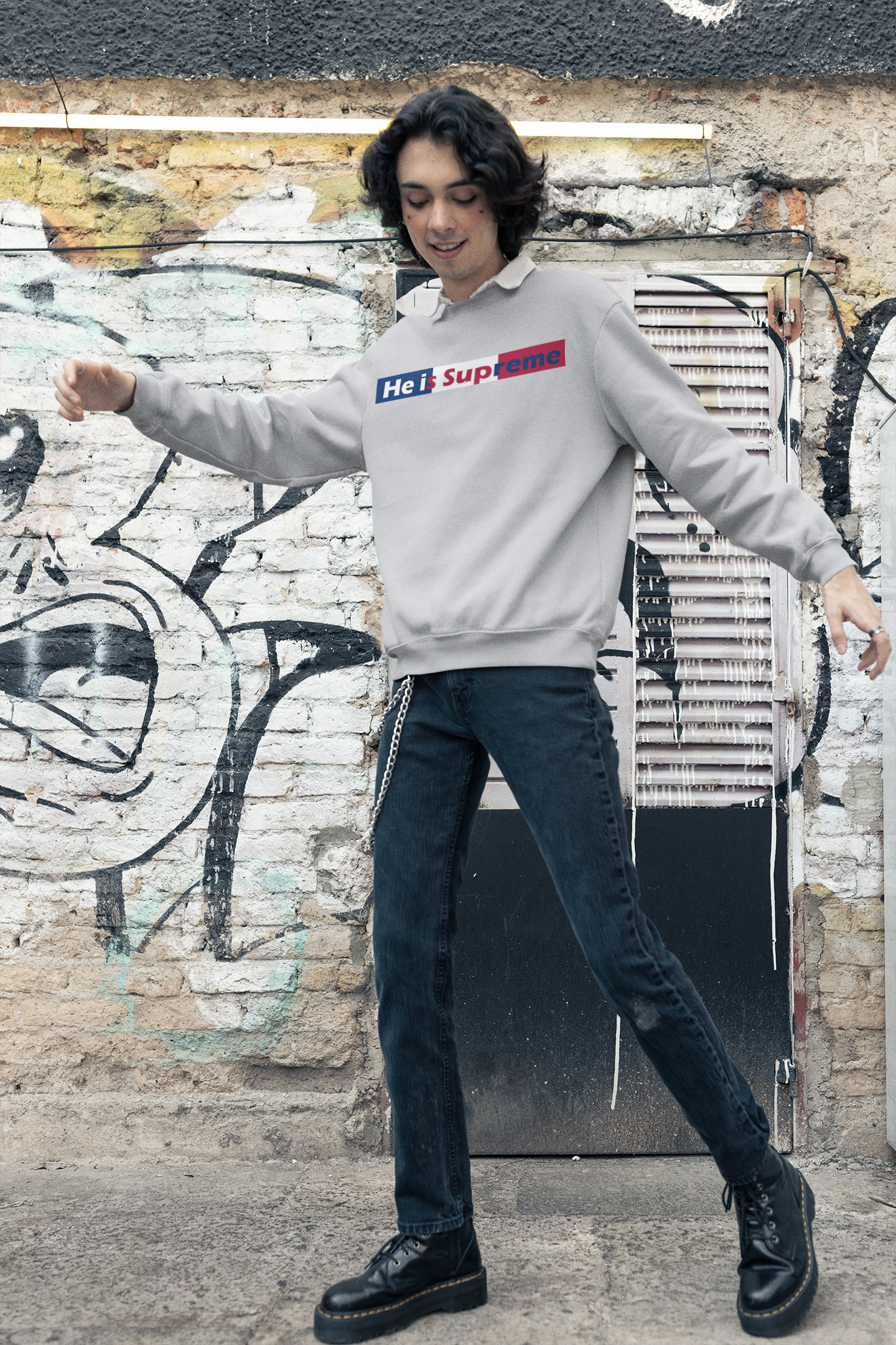 He is Supreme Unisex Sweatshirt