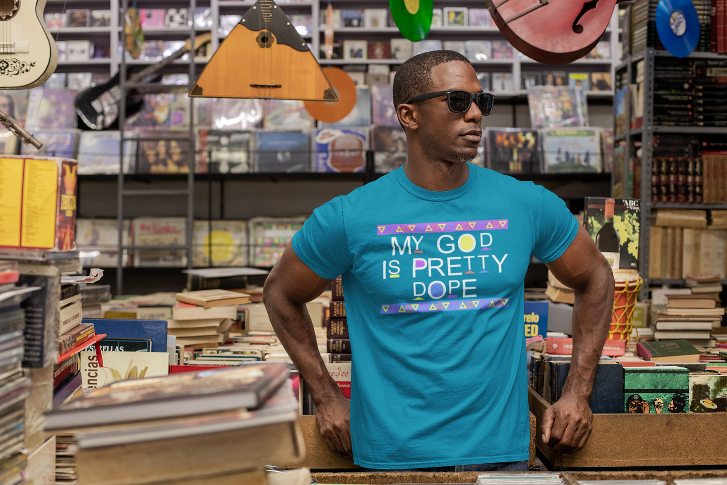 My God is Pretty Dope Unisex T-Shirt (White Lettering)