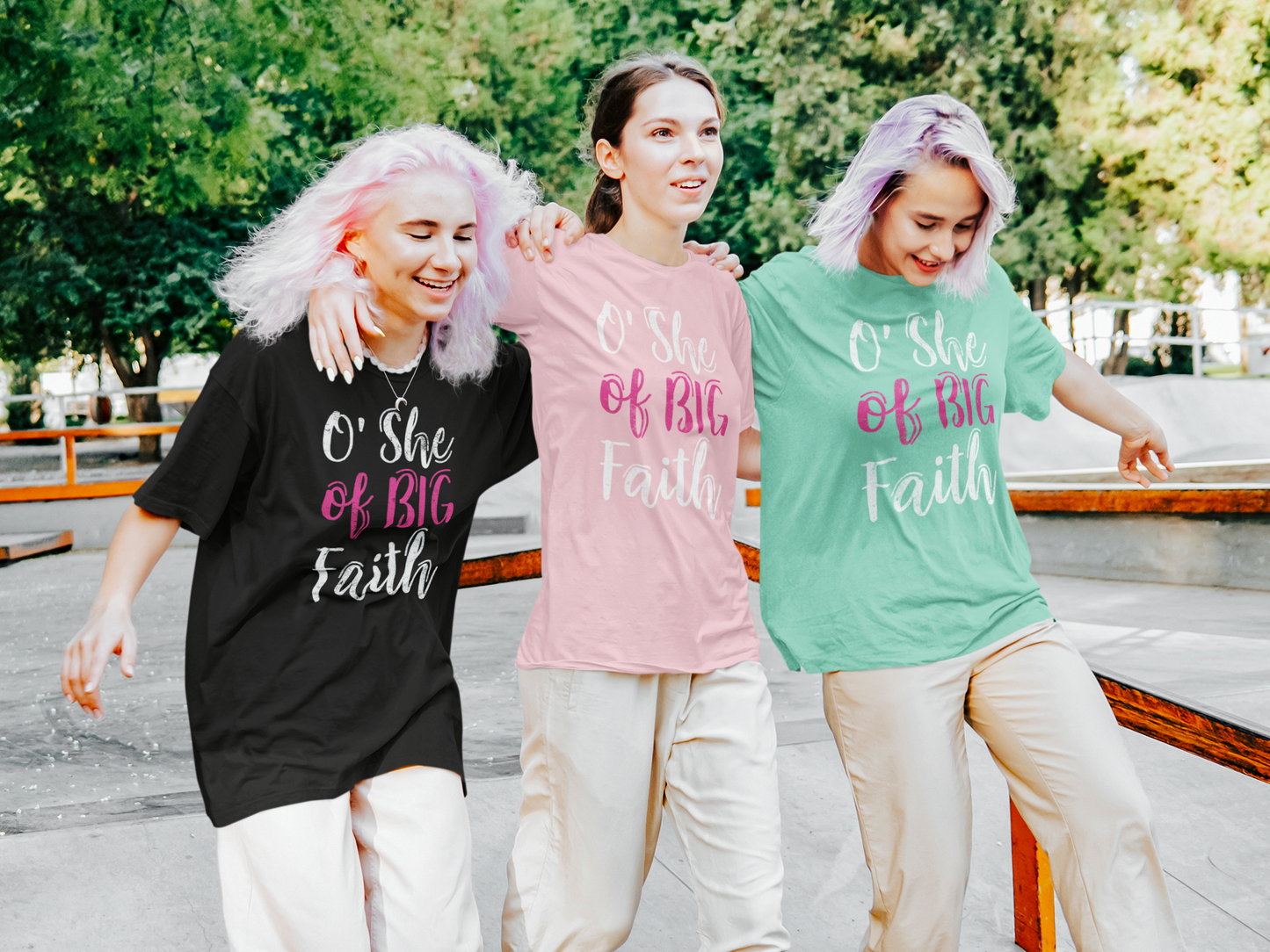 O' She of Big Faith Women's T-Shirt