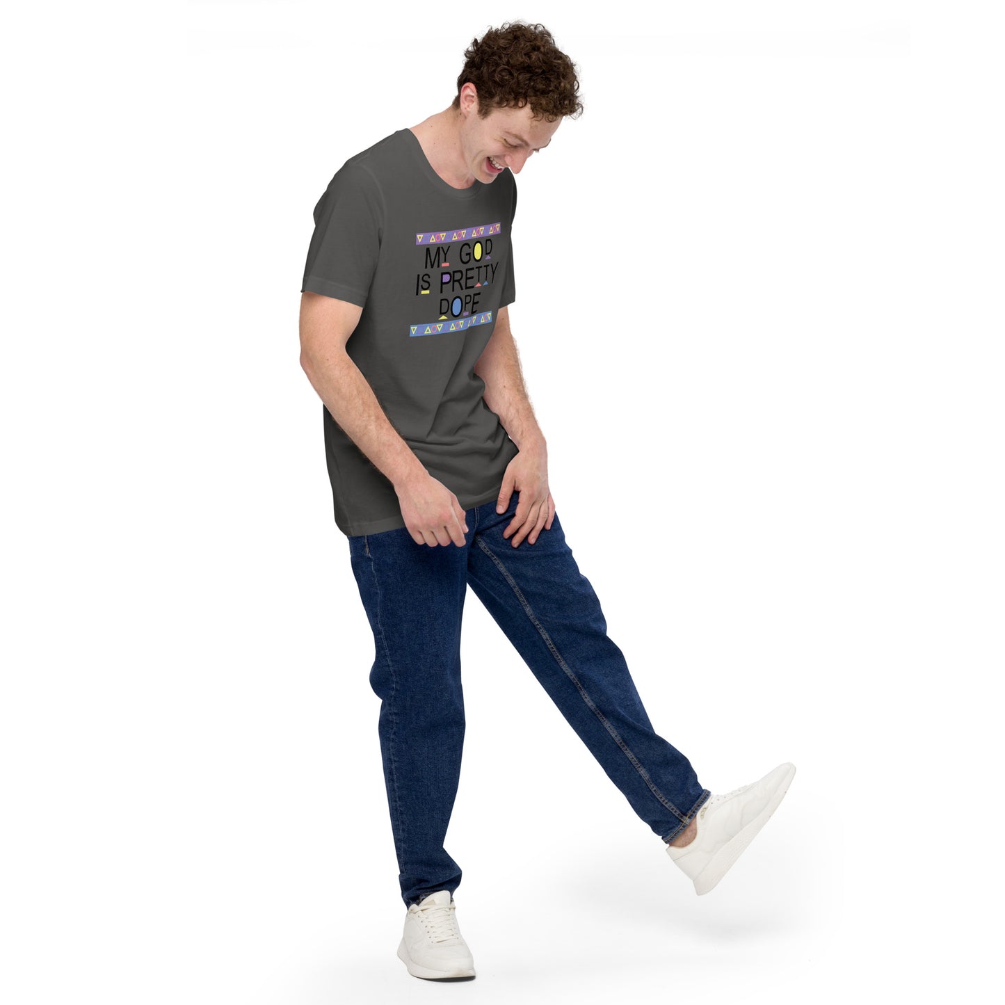 My God is Pretty Dope Unisex T-Shirt (Black Lettering)