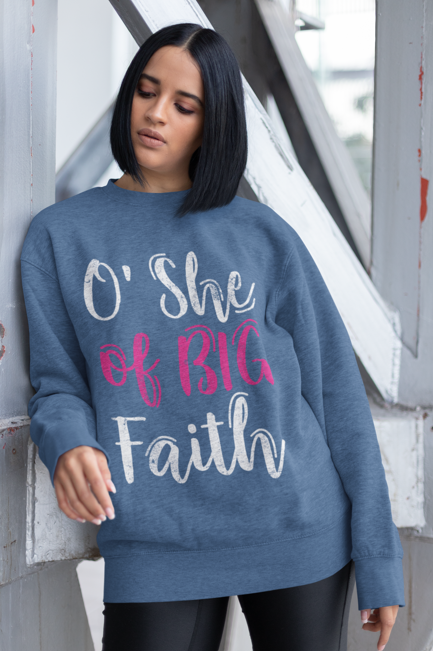 O She of Big Faith Women's Sweatshirt